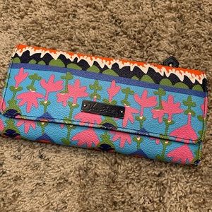 Vera Bradley Tri-fold wallet Rio faux leather